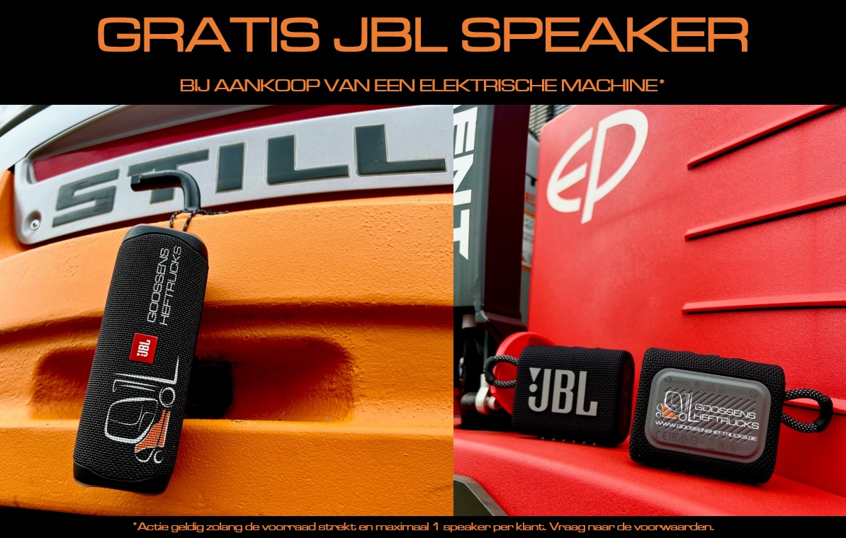 JBL speaker cadeau bij aankoop van een elektrische machine! OP=OP!