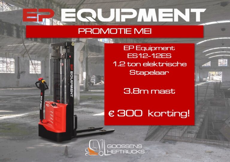 PROMO op ES12-12ES  3.8m hefhoogte